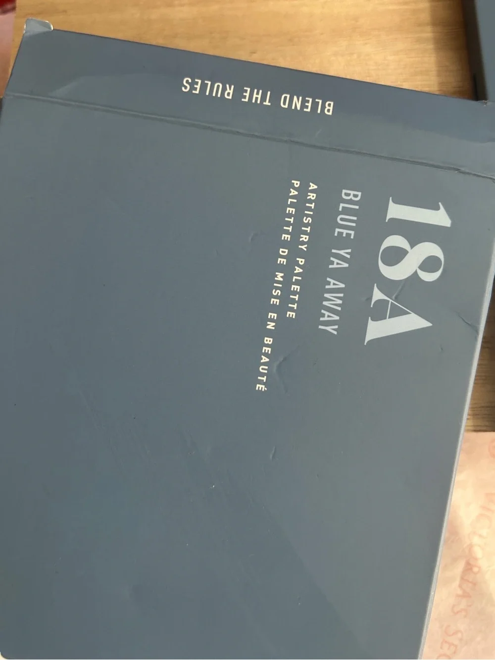 Morphe 18A Blue Away Palette with Blue and Gray Tones